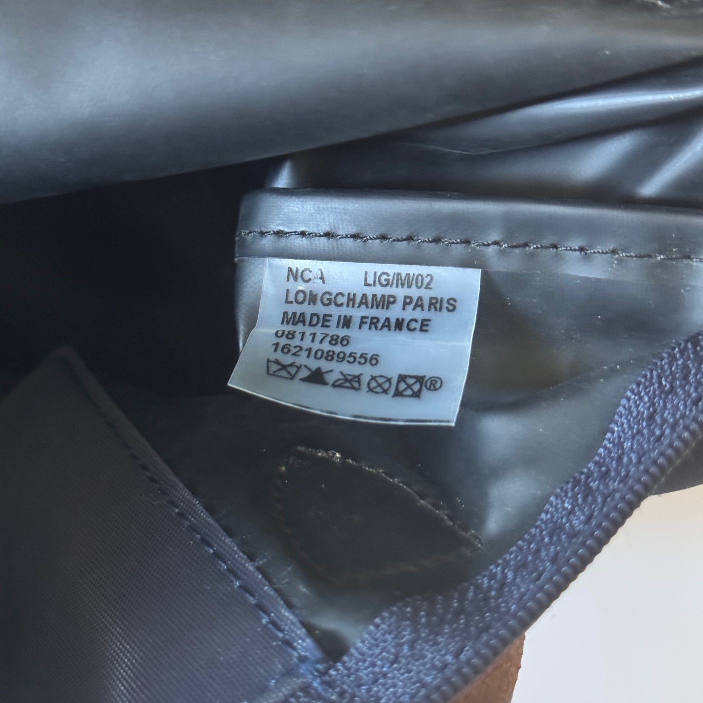 Le Pliage- Navy Blue & Green Small & Large Short Handle