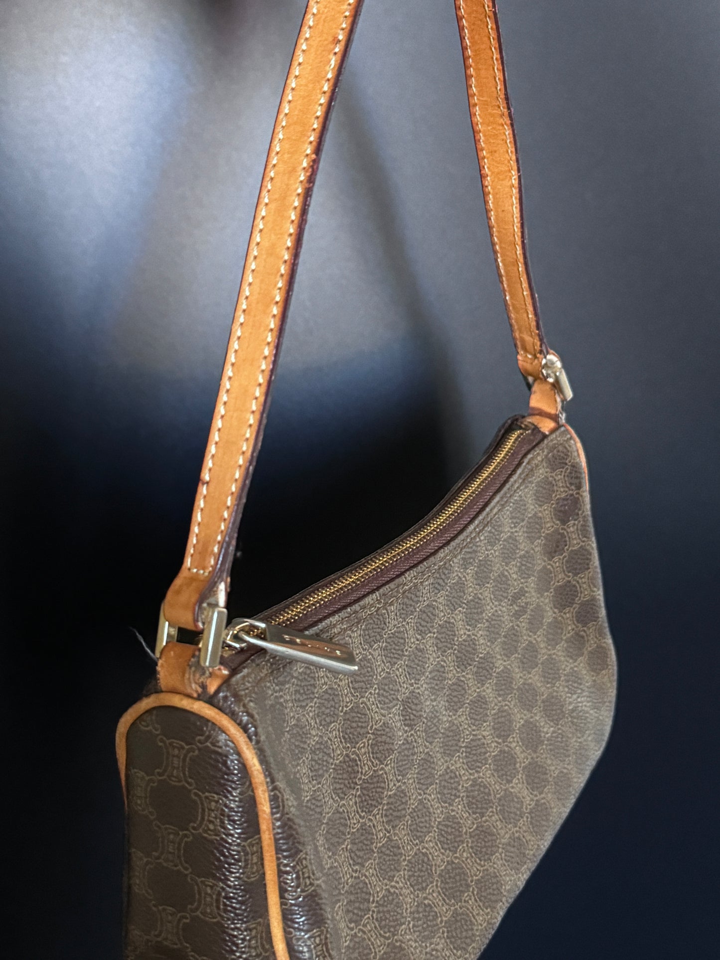 Macadam Pattern Pochette Bag