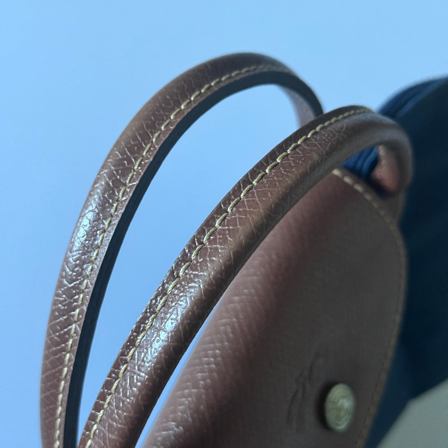 Le Pliage- Navy Blue & Green Small & Large Short Handle