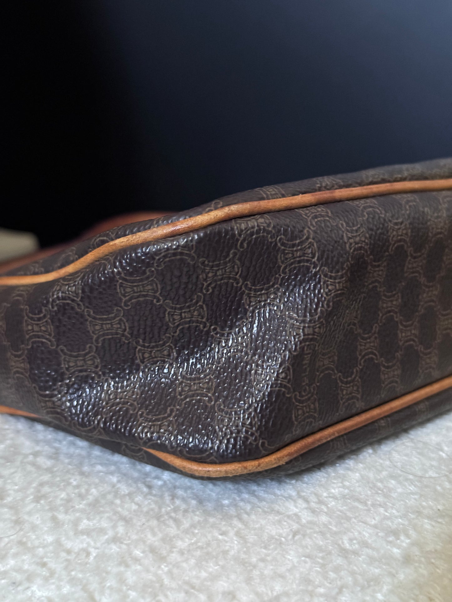 Macadam Pattern Pochette Bag