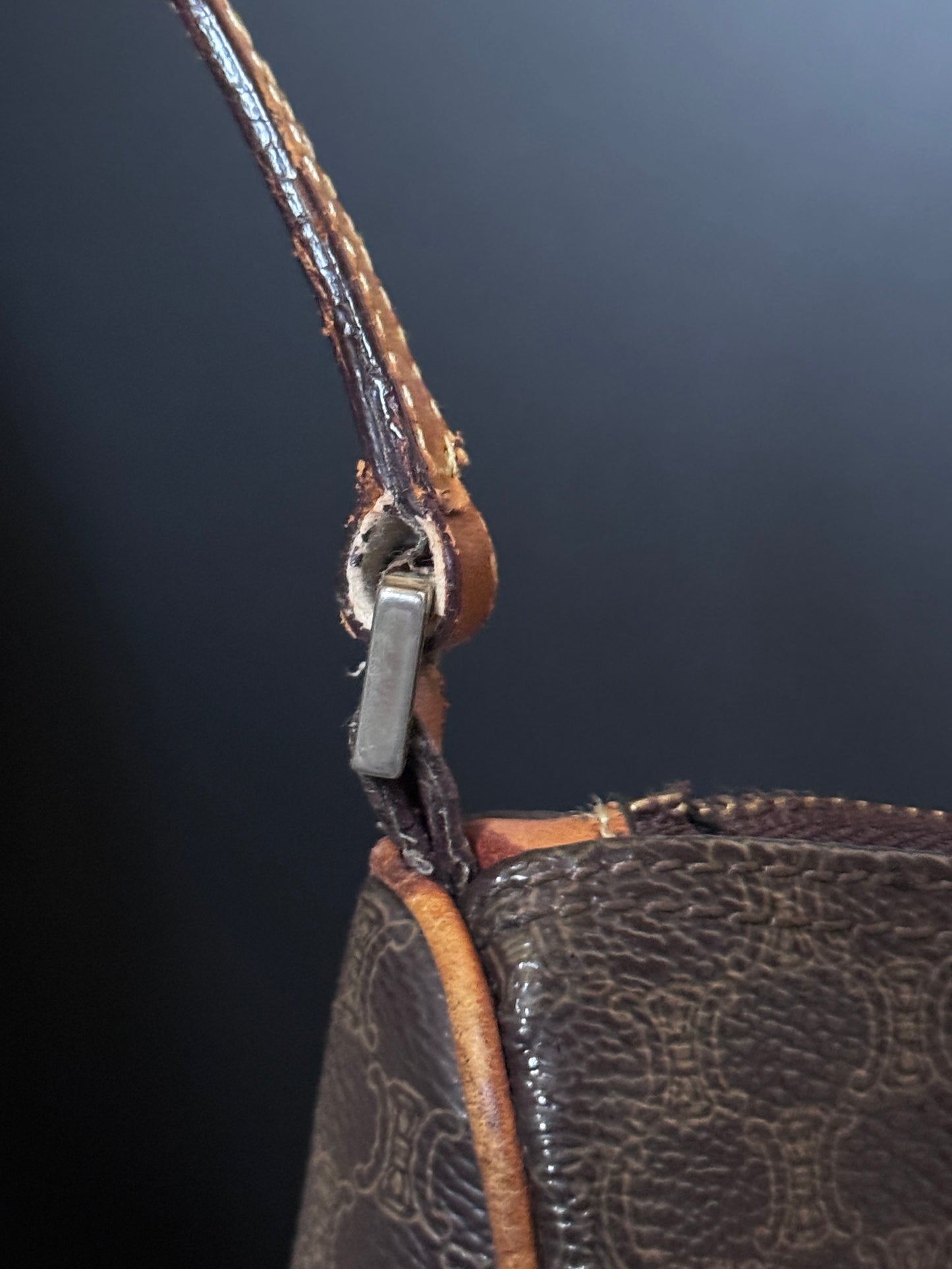 Macadam Pattern Pochette Bag