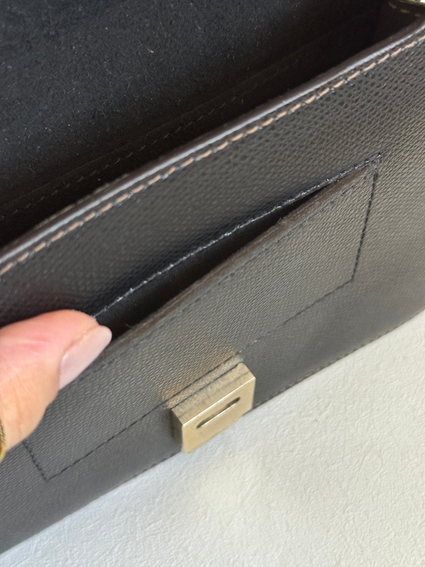 Black / Baby Pink / Cream Gold Hardware Crossbody Bag