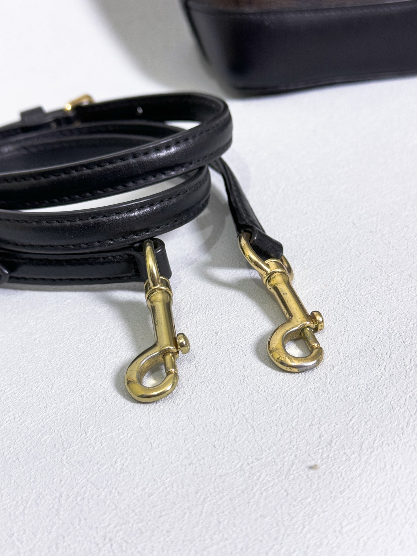 Mini Sierra Handbag in Signature Brown Canvas with Strap