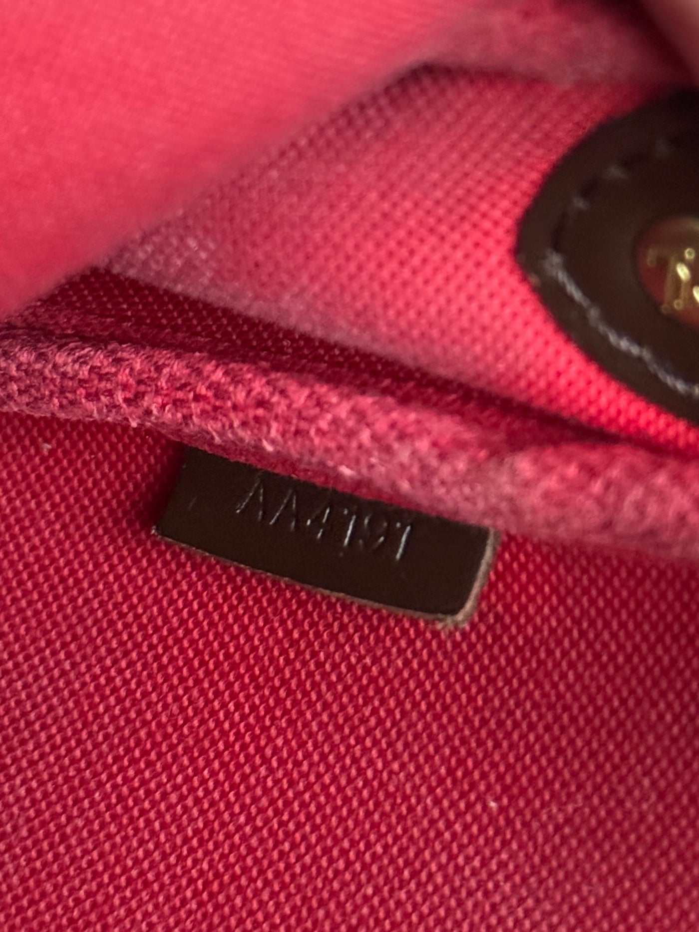 2011 Damier Ebene Eva Pochette Handbag