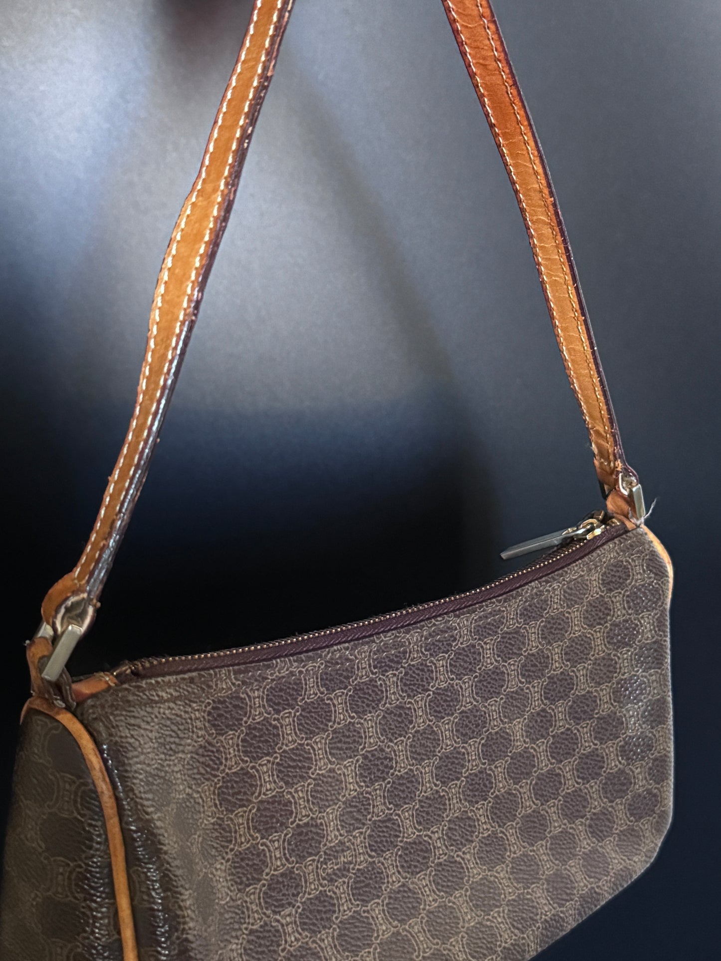 Macadam Pattern Pochette Bag