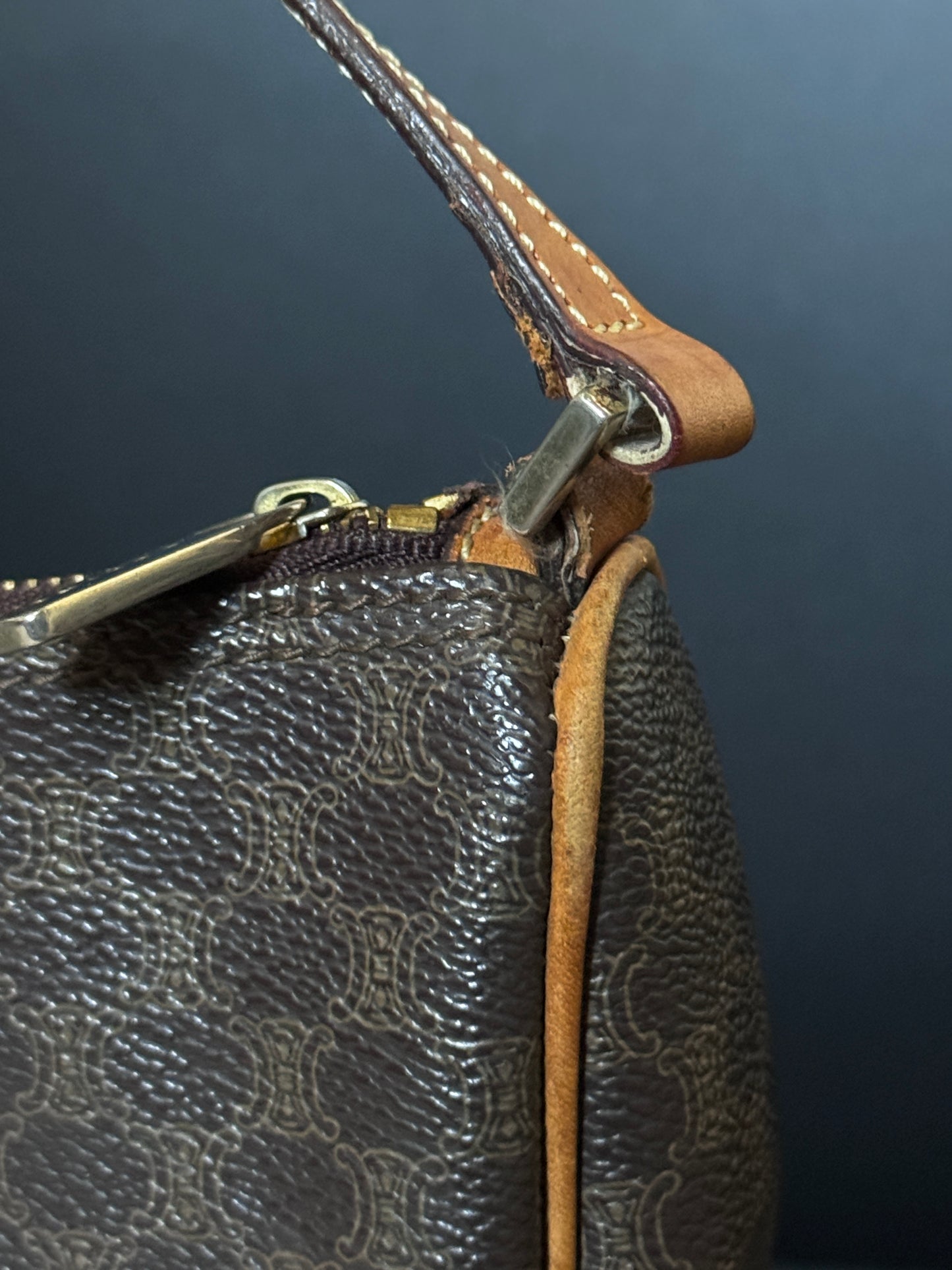 Macadam Pattern Pochette Bag