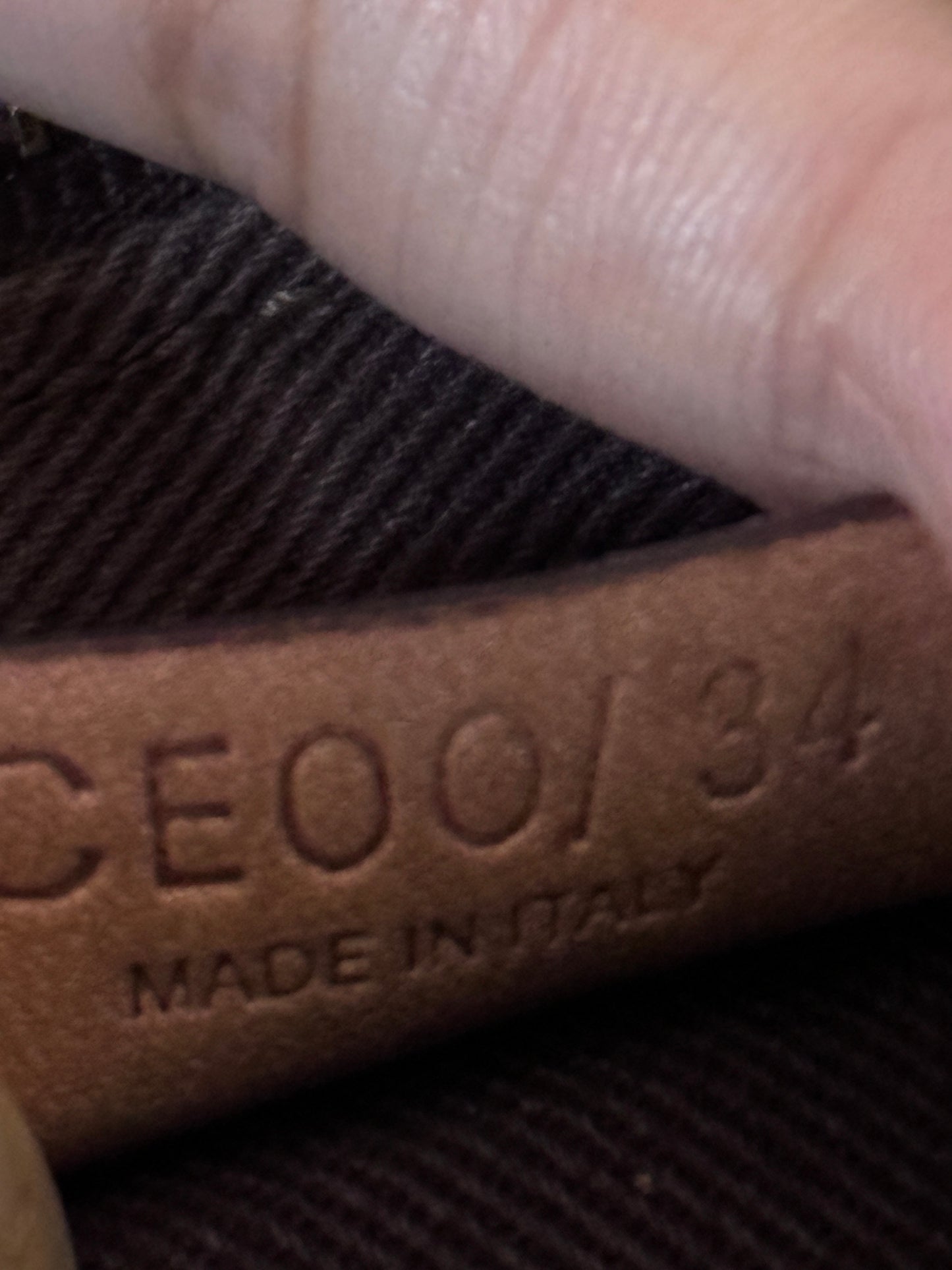 Macadam Pattern Pochette Bag