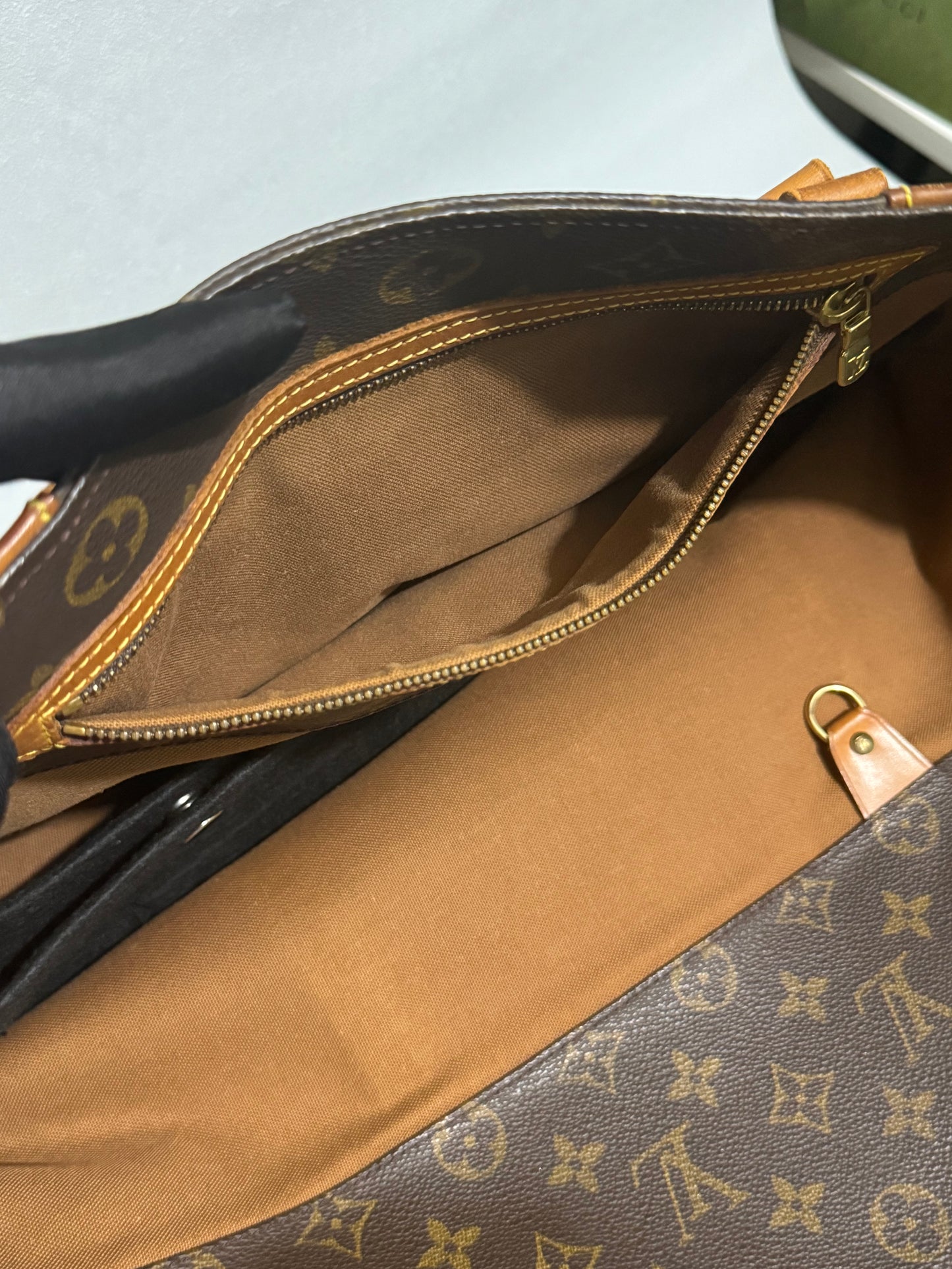 1998 Monogram Canvas Sac Shopping Large Tote Bag