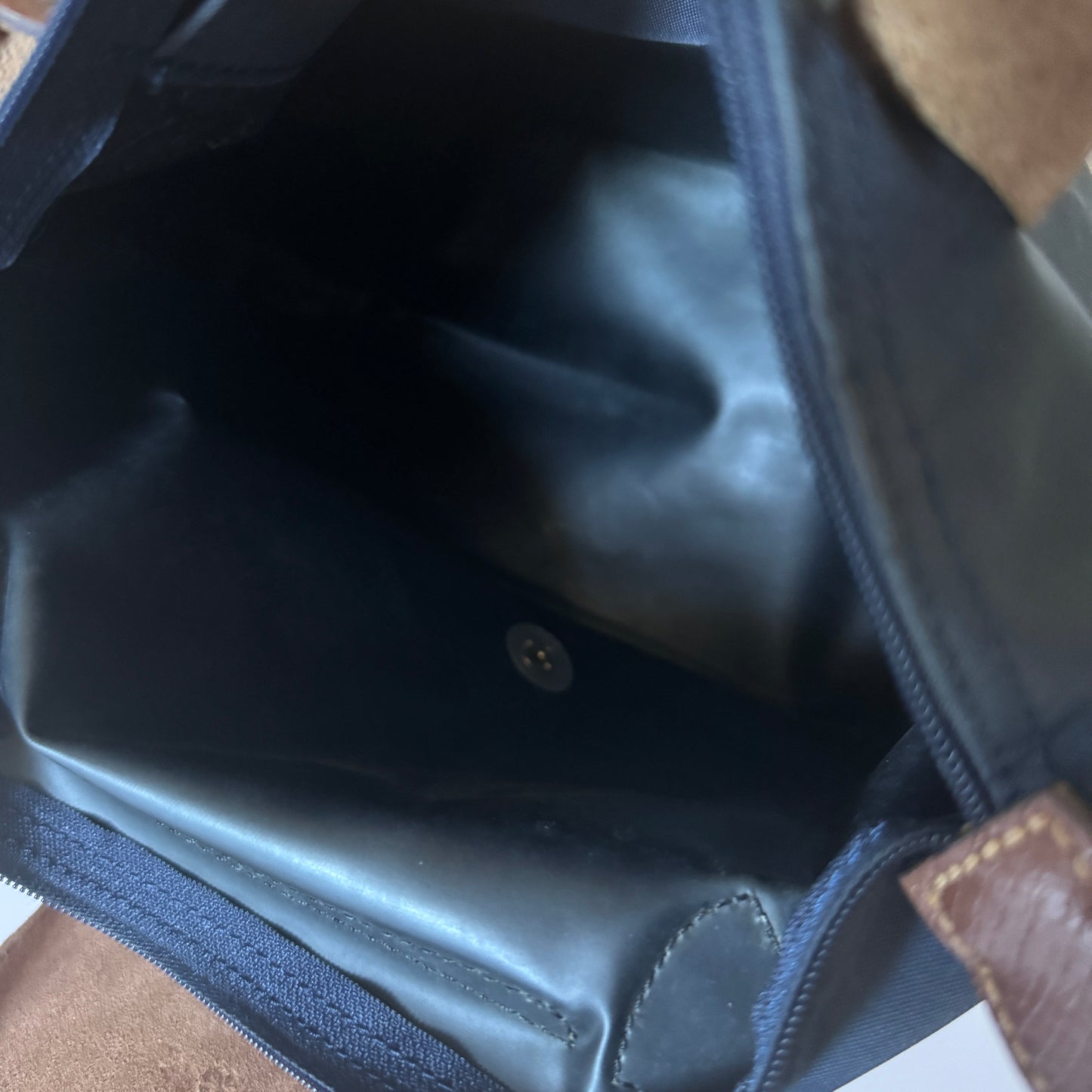 Le Pliage- Navy Blue & Green Small & Large Short Handle