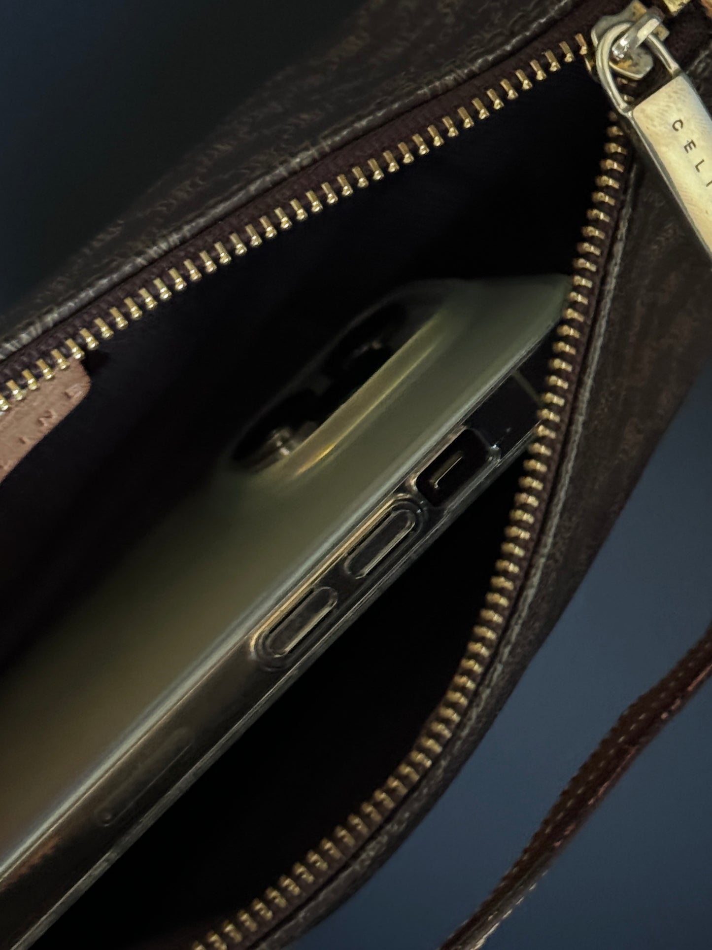 Macadam Pattern Pochette Bag