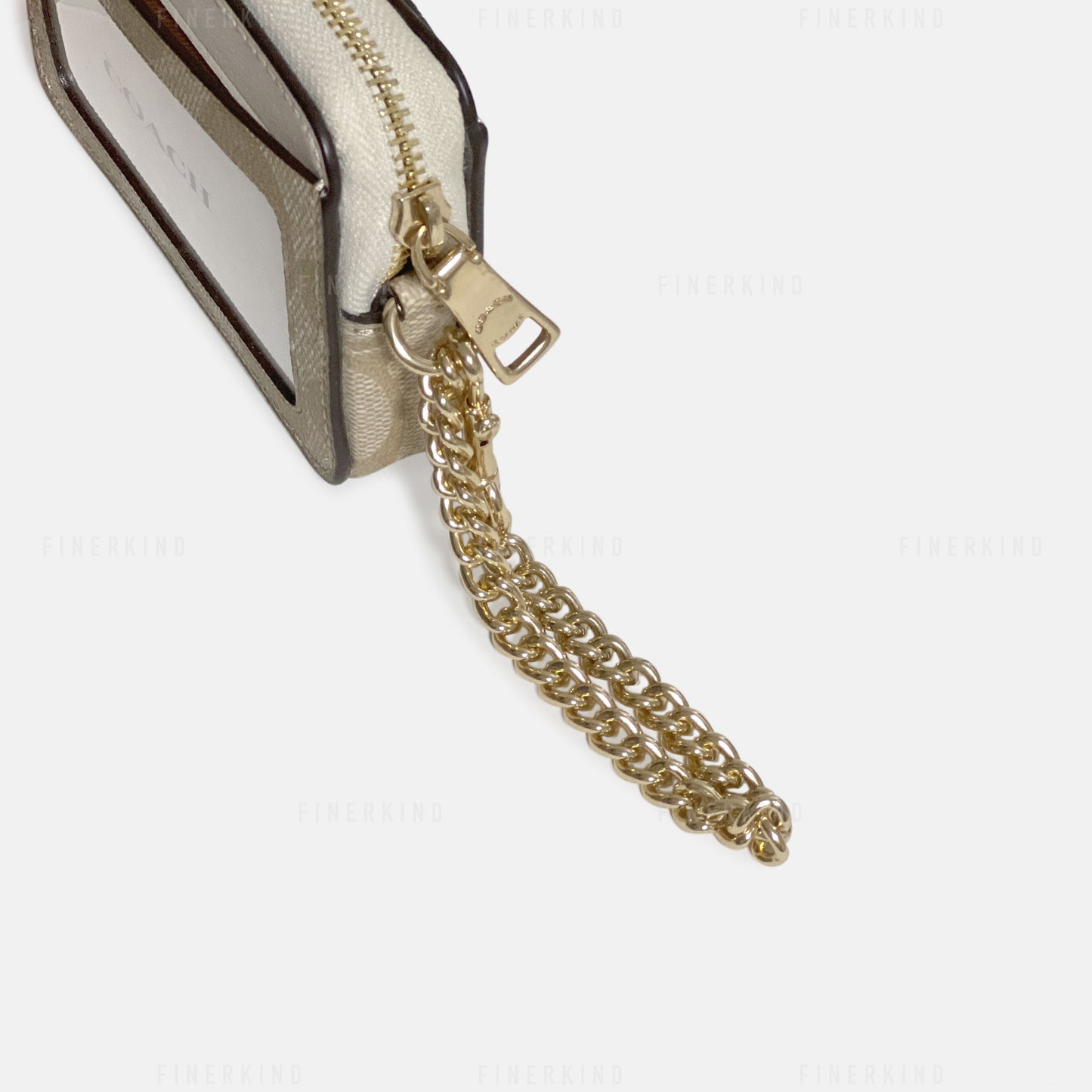 Zip Card Case with Chain