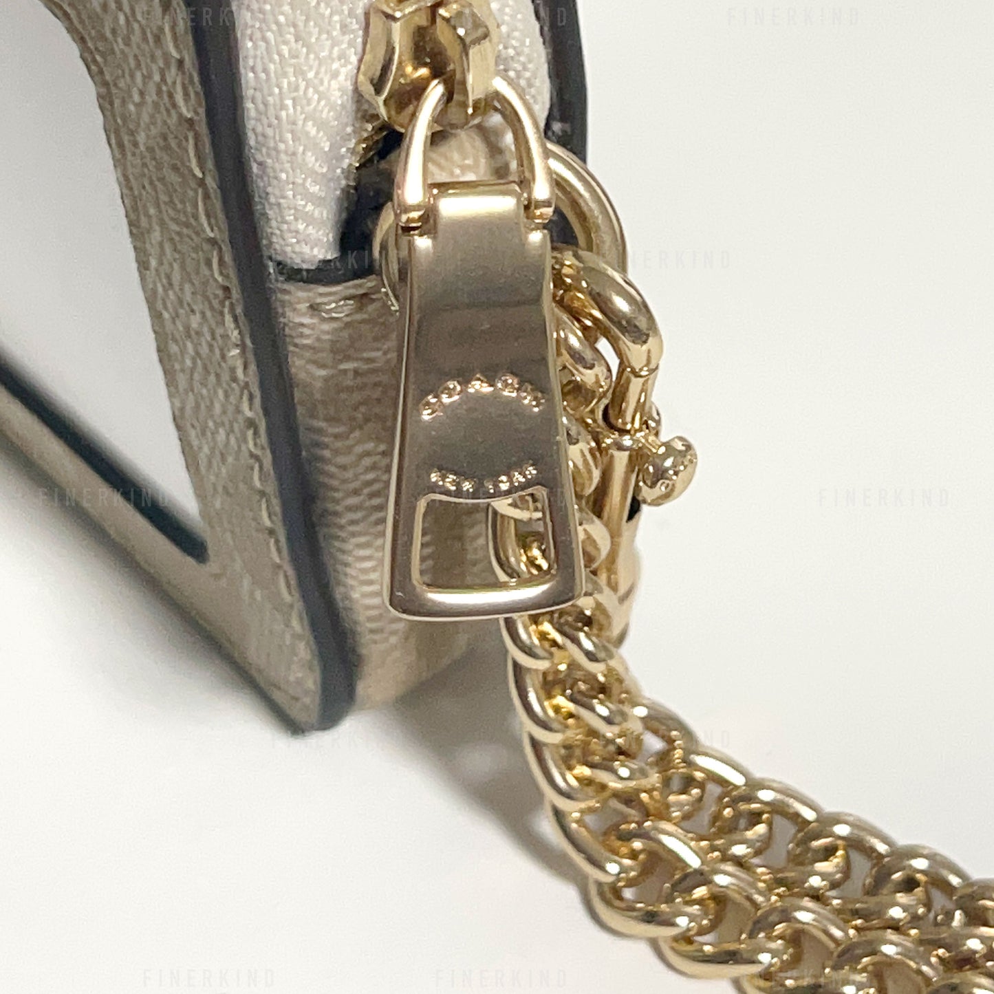 Zip Card Case with Chain