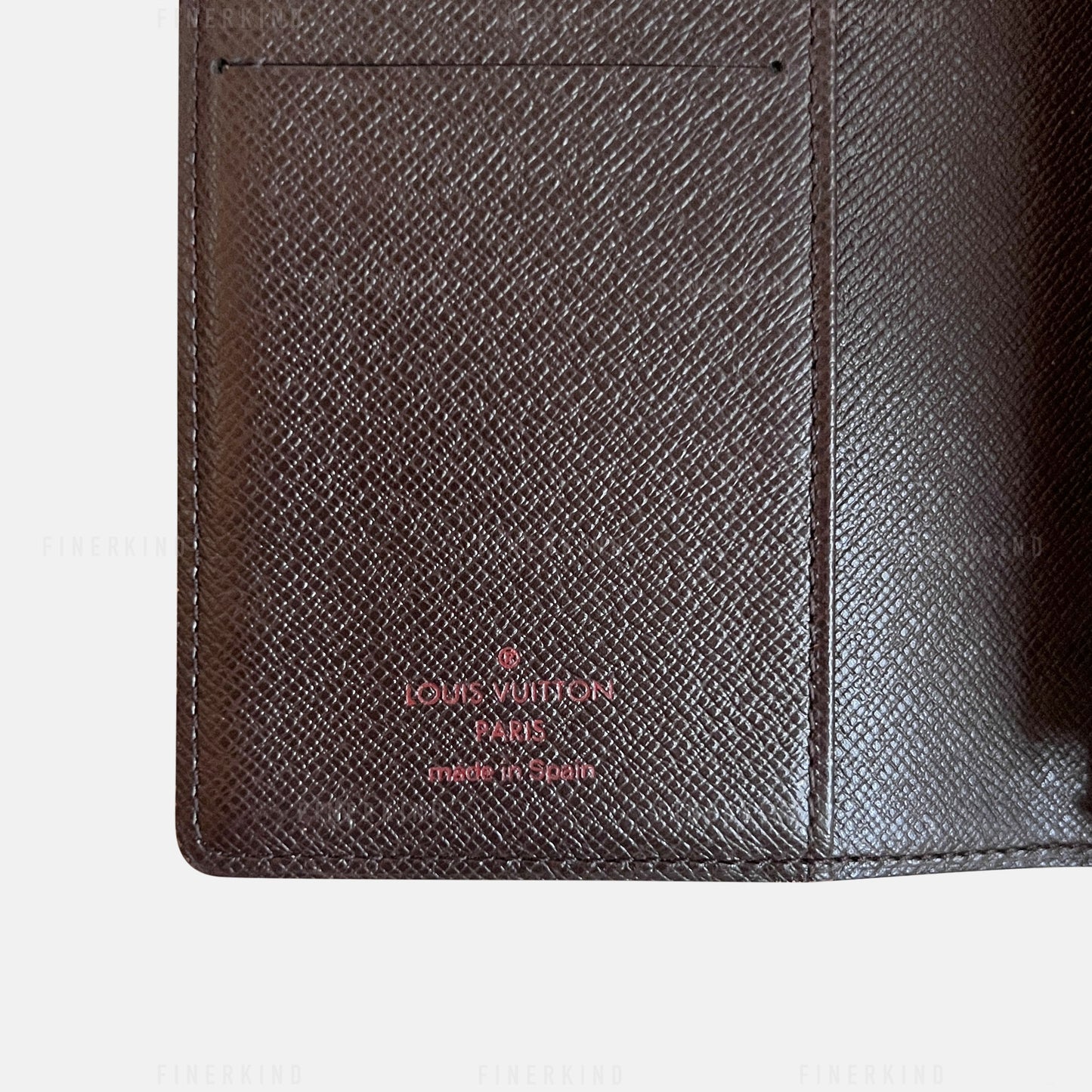 2002 Damier Ebene Agenda PM with Fillers