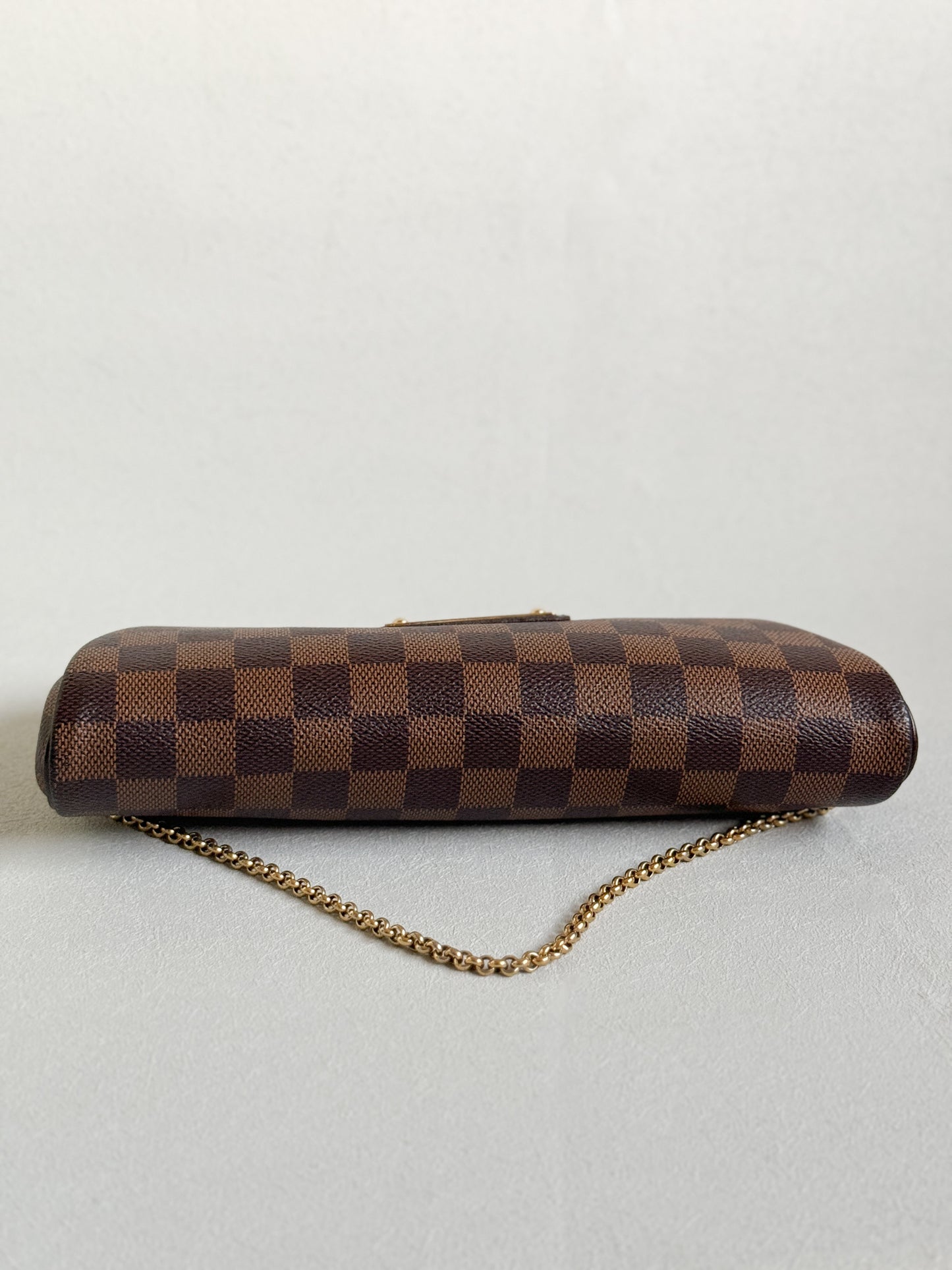 2011 Damier Ebene Eva Pochette Handbag