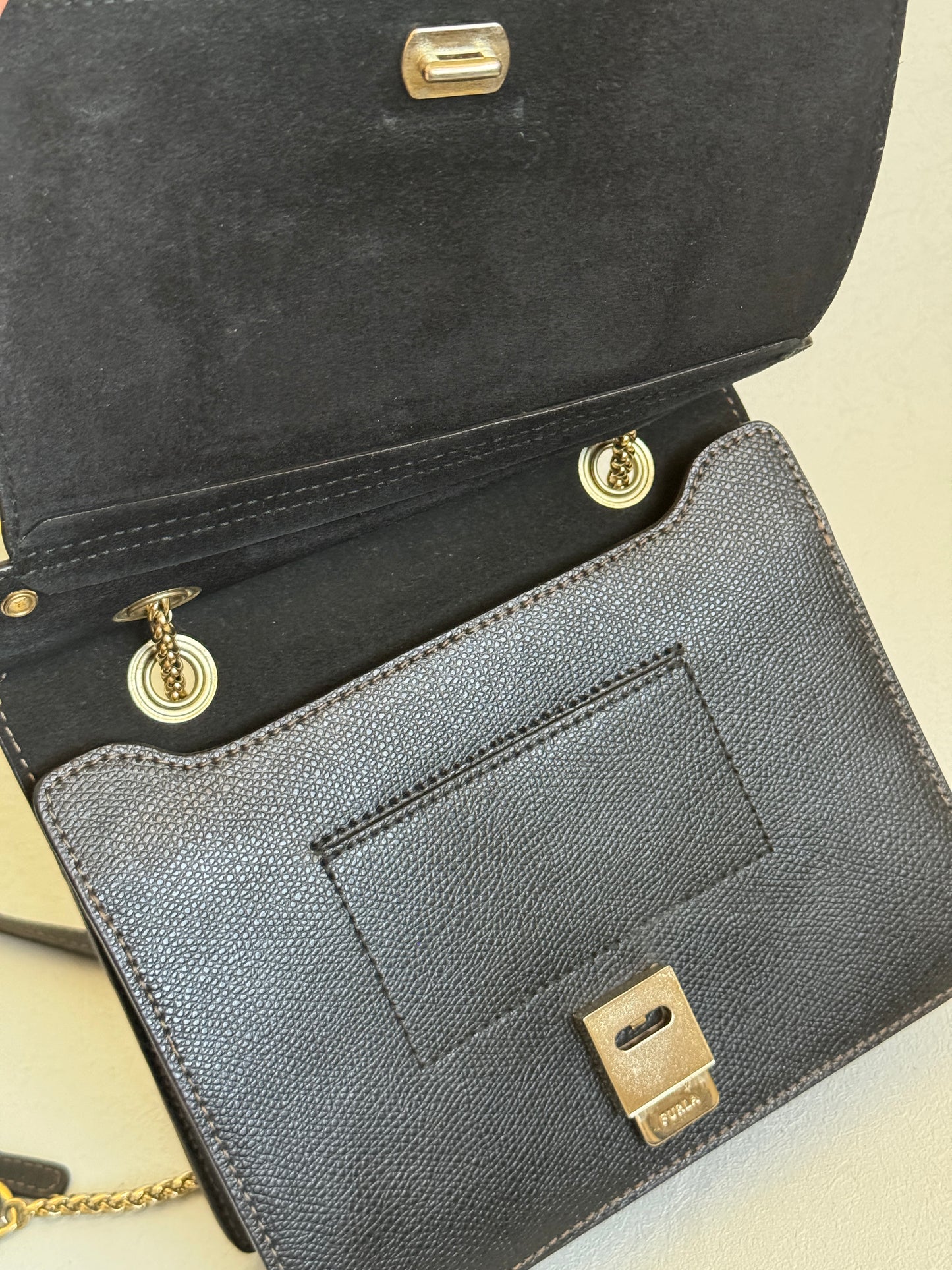 Black / Baby Pink / Cream Gold Hardware Crossbody Bag