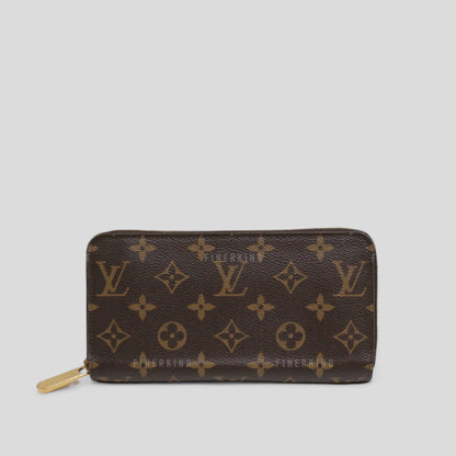 Monogram Long Zippy Wallet in Fuschia