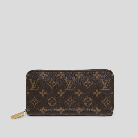 Monogram Long Zippy Wallet in Fuschia
