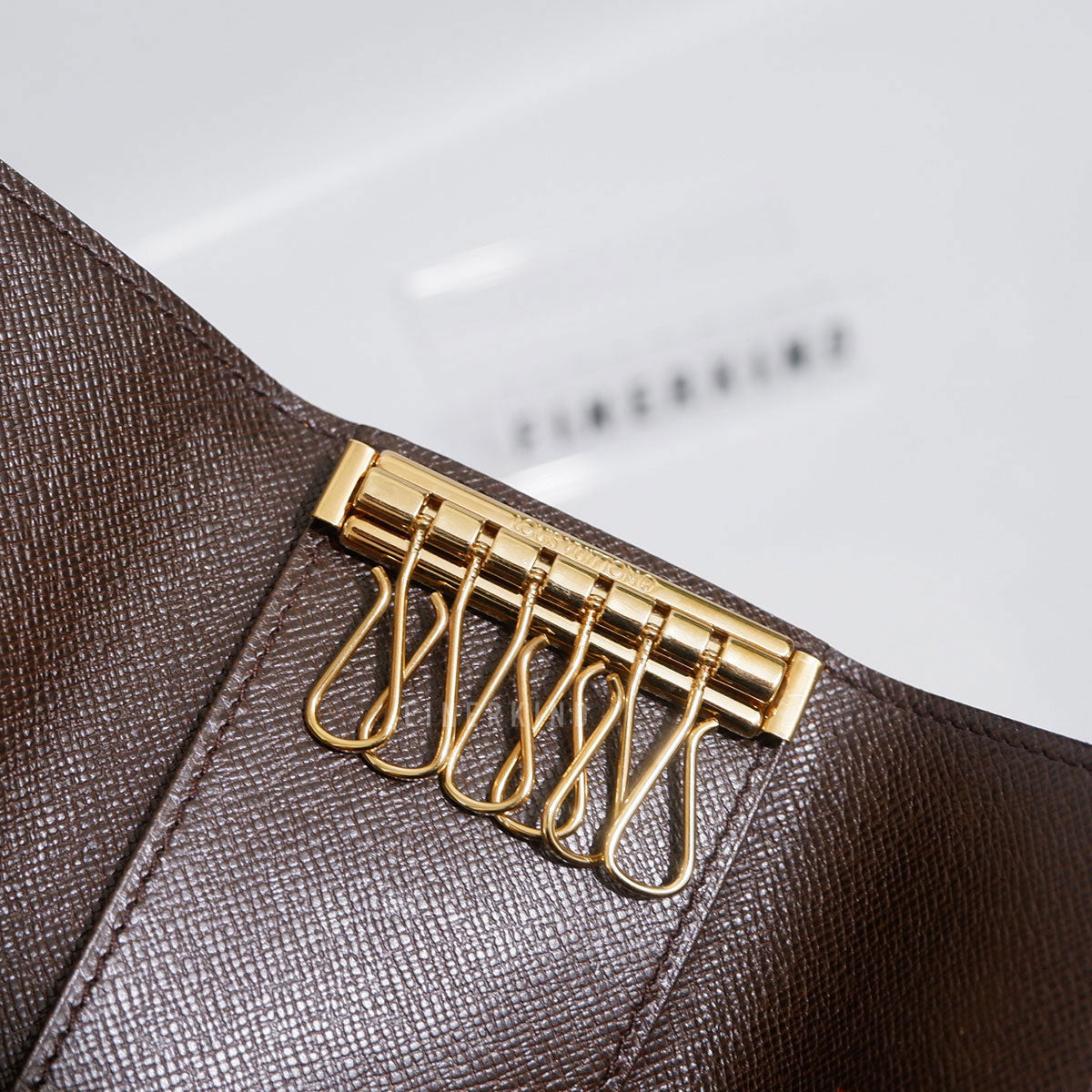 2003 Damier Ebene Multicles 6 Key Holder