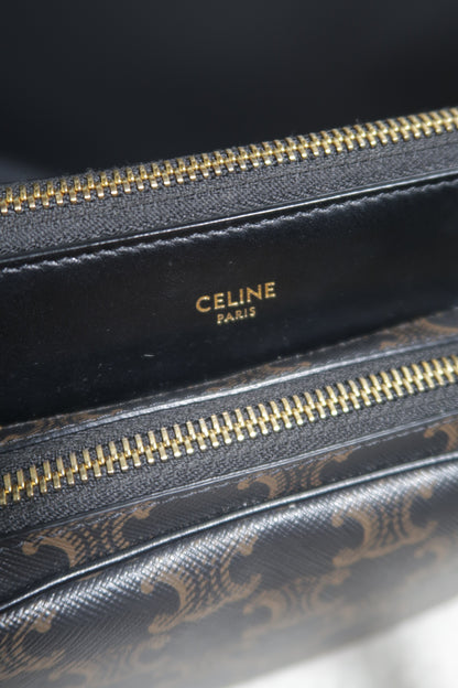 Triomphe Pocket Messenger Crossbody Bag