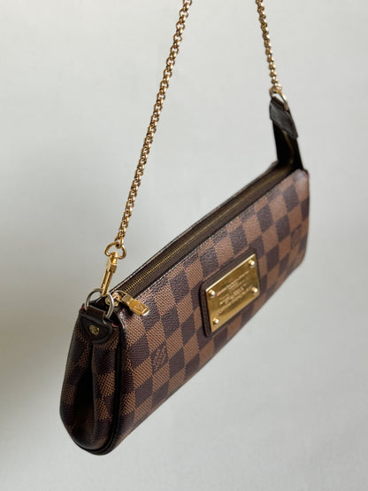 2011 Damier Ebene Eva Pochette Handbag