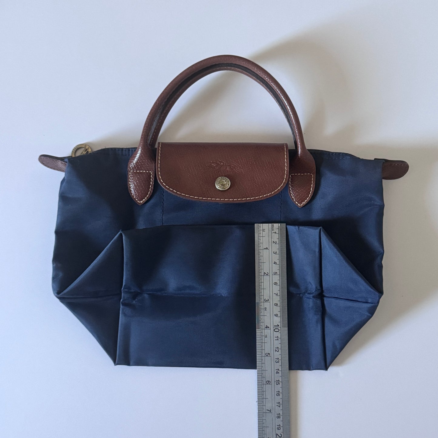 Le Pliage- Navy Blue & Green Small & Large Short Handle
