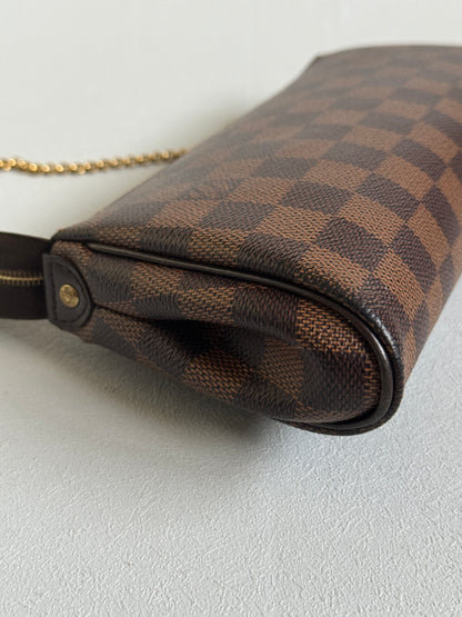 2011 Damier Ebene Eva Pochette Handbag