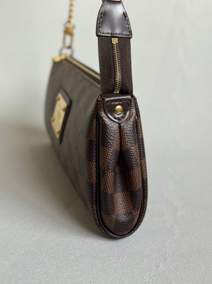 2011 Damier Ebene Eva Pochette Handbag