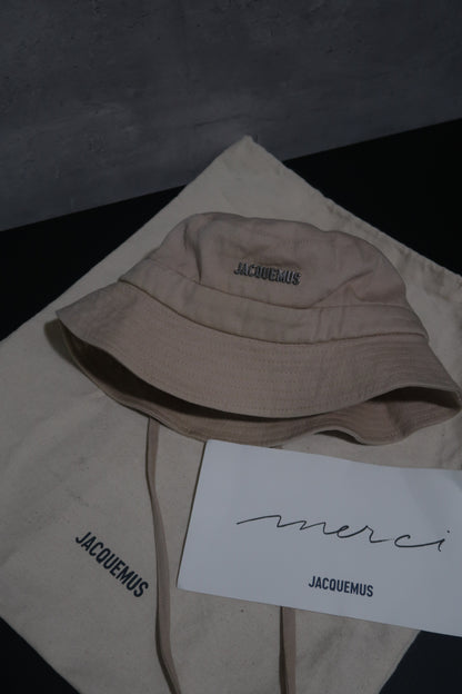 Le Bob Gadjo Beige Bucket Hat