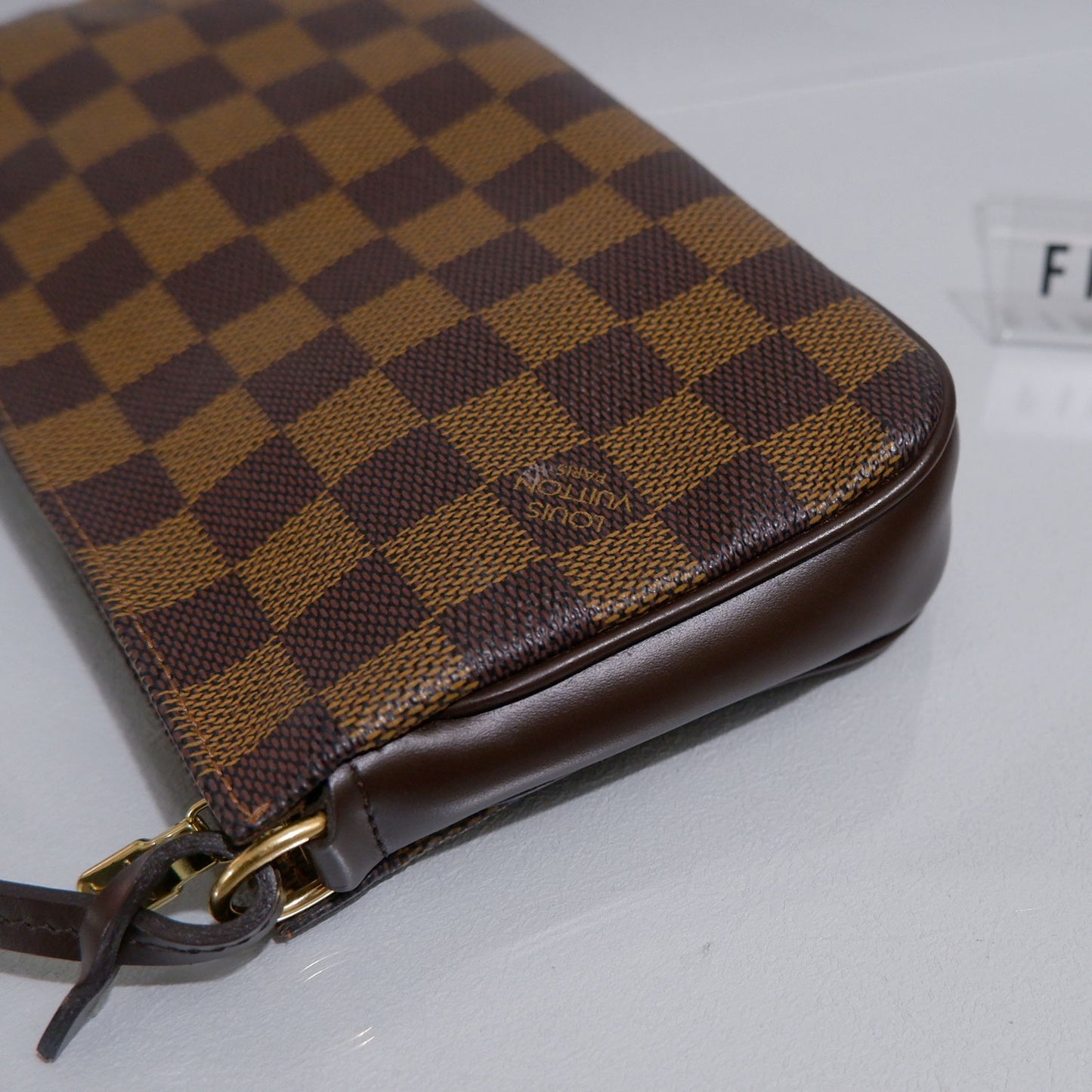 2002 Damier Ebene Navona Pochette Handbag