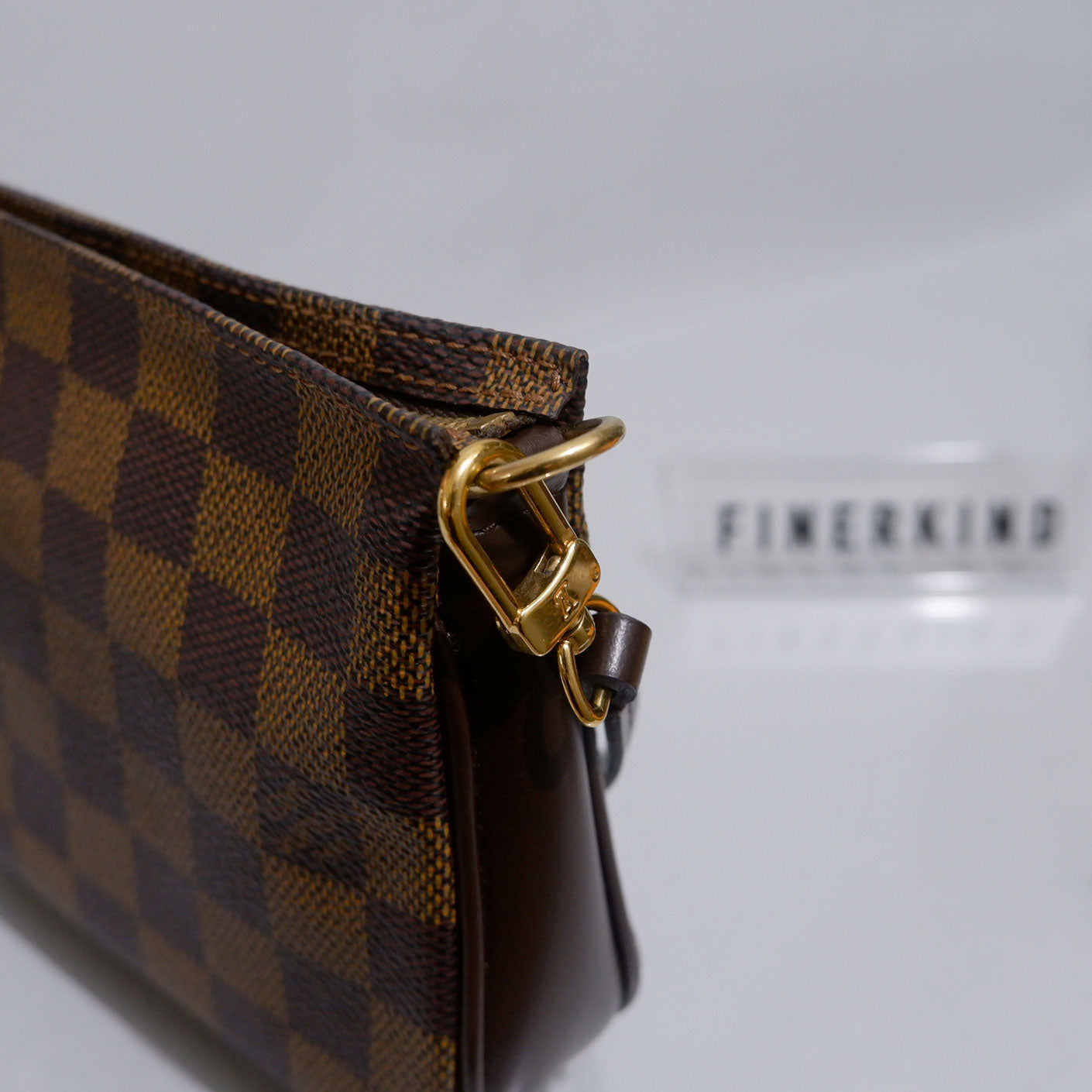 2002 Damier Ebene Navona Pochette Handbag