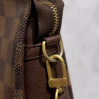 2003 Damier Ebene Trousse Pochette Makeup Handbag