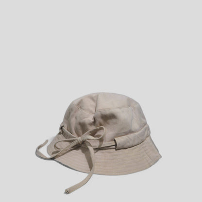 Le Bob Gadjo Beige Bucket Hat