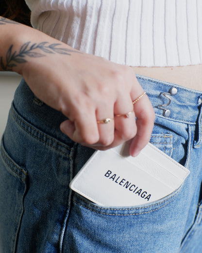 Off White Everyday Leather Card Case (Rare)
