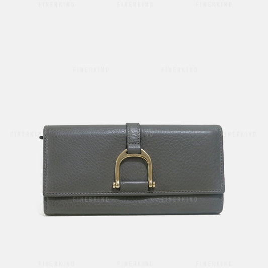 Bifold Leather Long Wallet