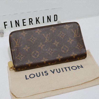 Monogram Long Zippy Wallet in Fuschia