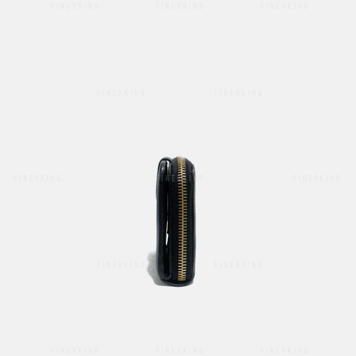 Black Saffiano Leather Compact Wallet
