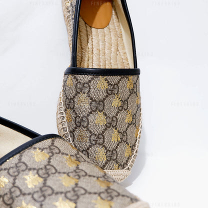 GG Supreme Bee Espadrilles Size 35