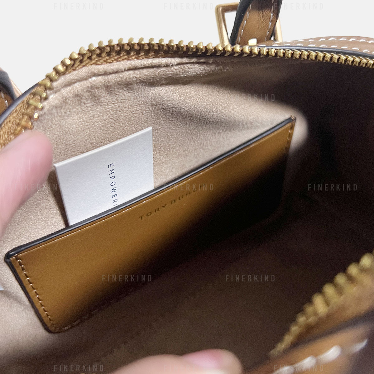 Mini Logo Monogram Duffle Bag in Brown