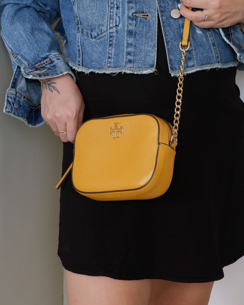 Honey/Mustard Cross-body Camera Bag
