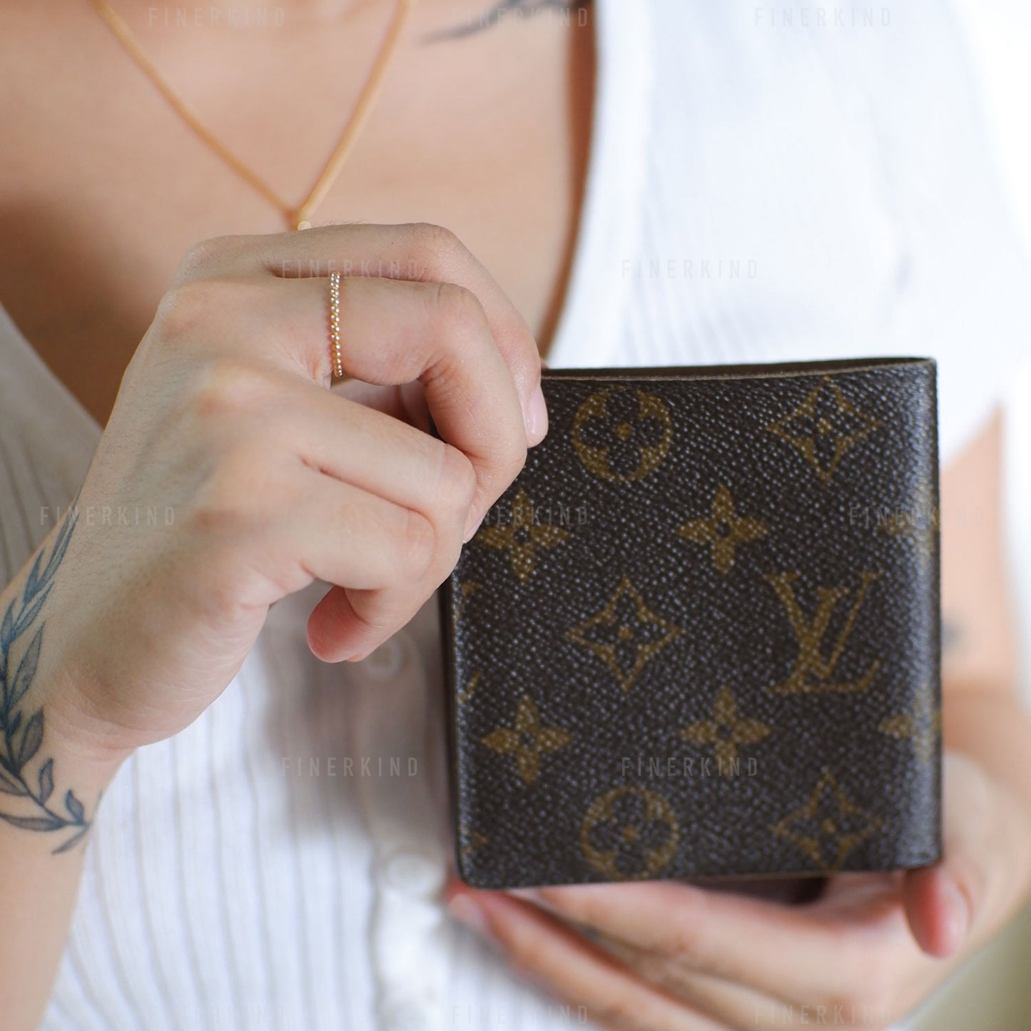 (Below cost) 2008 Monogram Bi-fold Wallet