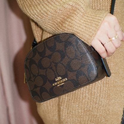 Mini Serena Crossbody in Signature Canvas (Rare)