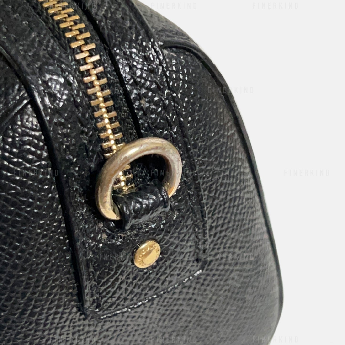 Micro Rowan Black Hand Bag (with Strap) Rare