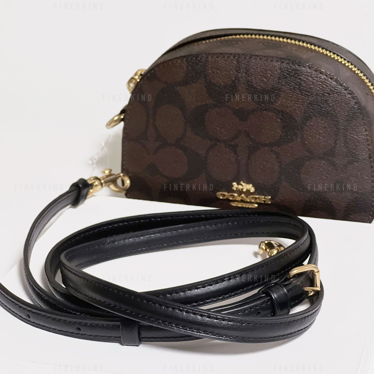 Mini Serena Crossbody in Signature Canvas (Rare)