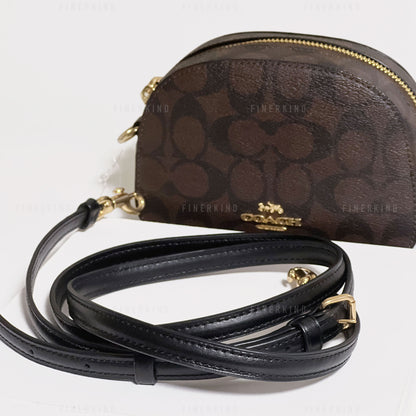 Mini Serena Crossbody in Signature Canvas (Rare)