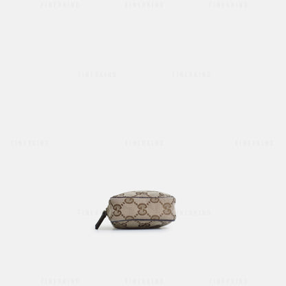GG Canvas and Leather Cosmetic/Cigarette Pouch