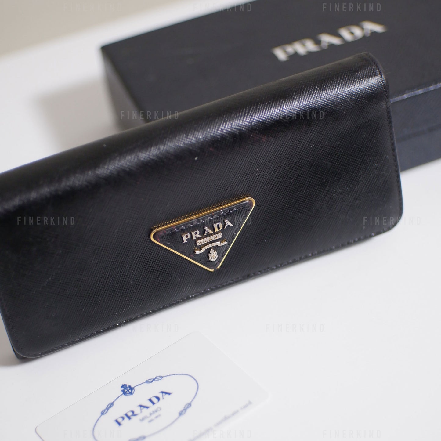 Classic Black Long Wallet