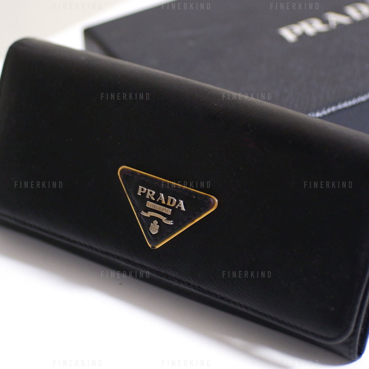 Classic Black Long Wallet